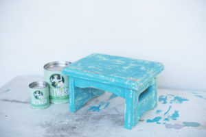 saltwash paint texture stool